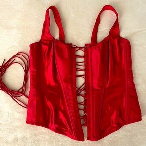 Vintage Red Corset